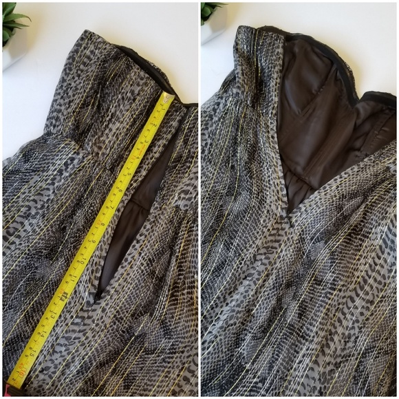 Twelfth Street Cynthia Vincent Black & Gray Dress - Picture 6 of 8